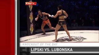 Knockout of the Day Ariane Lipski vs Katarzyna Lubonska from KSW 33 [upl. by Rifkin]