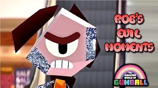 The Amazing World Of Gumball  Robs Evil Moments [upl. by Ecnarepmet]