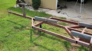 boat trailer to utility trailer build [upl. by Bej262]