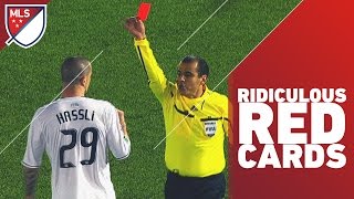 Most Ridiculous Red Cards in MLS [upl. by Reggis906]