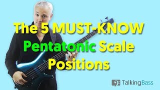 The 5 MUST KNOW Pentatonic Scale Positions [upl. by Bozuwa903]