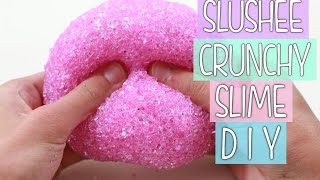 How to Make Slushee Slime  CRUNCHY SLIME DIY [upl. by Nirret365]