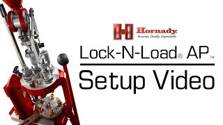 Hornady®  How to setup the LockNLoad® AP™ Reloading Press without Powder Through™ Expander [upl. by Ylrebmit]