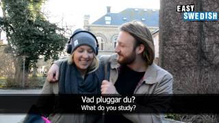 Easy Swedish 2  What do you study [upl. by Gemini]