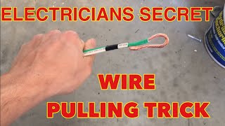 Electrical Wire pulling secret string move [upl. by Drahsar]