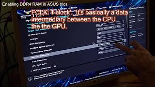 Enabling Memory in an ASUS bios enabling RAMDDR4 [upl. by Nylarat415]