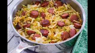 Cabbage and Kielbasa Skillet [upl. by Trik]