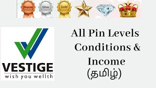 Vestige All pin levels l conditions l income தமிழ் [upl. by Chappell]