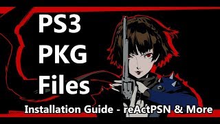 Installing PKG Files on a CFW PS3 reActPSN Guide [upl. by Elinore]