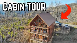 CABIN Tour In The SMOKY Mountains  Bears Eye View Cabin In Gatlinburg TN [upl. by Annawat644]