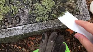 Gravestone Cleaning  National Grave Care [upl. by Binah]