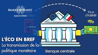 La transmission de la politique monétaire  Banque de France [upl. by Hope]