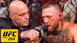 UFC 264 Dustin Poirier vs Conor Mcgregor 3 interview after the fight [upl. by Atalanti]