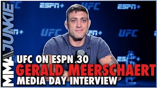 Gerald Meerschaert excited for the challenge ahead of him at UFC on ESPN 30 [upl. by Raddy25]