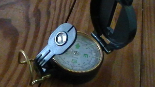 Using A Lensatic Compass For Dummies [upl. by Nanfa]