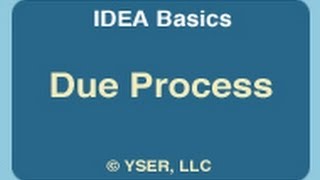 IDEA Basics Due Process [upl. by Nwahsek]