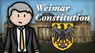 191933 The Weimar Constitution  GCSE History Revision  Weimar amp Nazi Germany [upl. by Selle]