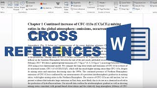 How to make cross references in word [upl. by Eusebio]