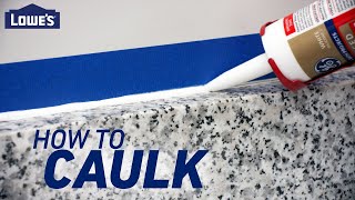 How To Caulk with a Caulking Gun [upl. by Aehr]