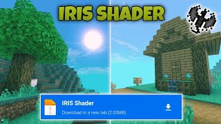 IRIS SHADER  MCPE 120 [upl. by Yetak]