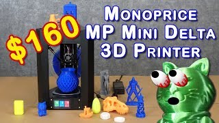 Monoprice MP Mini Delta Review  BEST INEXPENSIVE 3D PRINTER [upl. by Acsot]