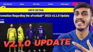 All Information About V210 amp V220 Update  eFootball 23 [upl. by Aliehs]