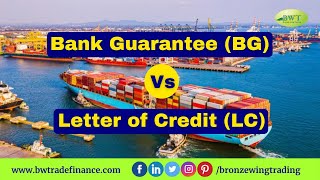 Difference Between Bank Guarantee BG vs Letter of Credit LC [upl. by Trenton]