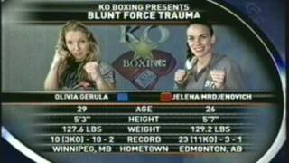 Olivia Gerula Vs Jelena Mrdjenovich II [upl. by Grindle998]