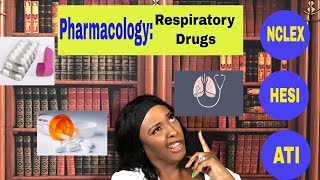 Pharmacology Respiratory Drugs [upl. by Harsho]