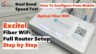 Excitel Optical Fiber WiFi  Full Router Setup  Step by Step  Speed Test  All you need to know [upl. by Adnowat]