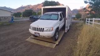 Enclosed Car Trailer Winch Install [upl. by Mansur]