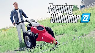 Grass Mowing in Farming Simulator 22 [upl. by Moon792]