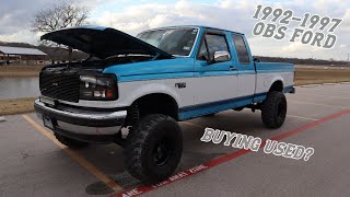 What to look for when Buying a used Truck OBS Ford F150 19921997 [upl. by Rashidi]