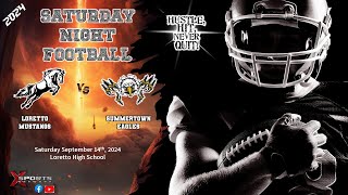 Loretto Football vs Summertown  91424 [upl. by Licec]