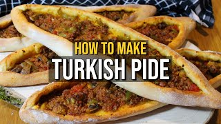 How To Make Turkish Pide With Vegetarian Options [upl. by Tterb202]