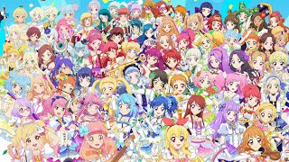 Aikatsu all intros OGStarsFriendson Parade [upl. by Brittan]