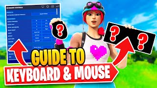 Complete Guide to Keyboard and Mouse  Keybinds Sensitivity amp More Fortnite PC and Console [upl. by Jerrome165]