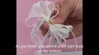 How to Make a Corsage Bow [upl. by Ydner]