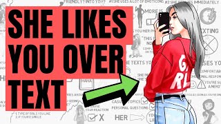 Clear Signs A Girl Likes You Over Text [upl. by Ciredec]