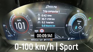 2021 Ford Kuga STLine X Hybrid FHEV Fuel Consumption amp Acceleration [upl. by Sliwa950]