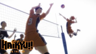 Karasunos Killer Attack  HAIKYU TO THE TOP [upl. by Sivert]