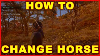 Assassins Creed Valhalla How to Change Mount Horse amp Wolf [upl. by Elocaj]