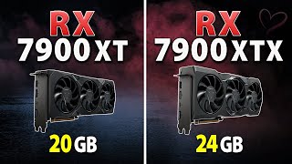 AMD RX 7900 XT vs RX 7900 XTX  Test in 9 Games  Rasterization 4K [upl. by Eoz660]