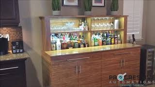 DIY Hidden Bar Cabinet Using Electric Lifting Columns [upl. by Nrev852]