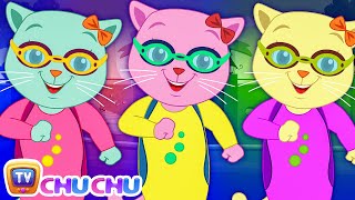 Three Little Kittens Went To The Swimming Pool SINGLE  Nursery Rhymes by Cutians  ChuChu TV Kids [upl. by Yk]