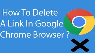 How To Delete a Link In Google Chrome [upl. by Chrystal150]