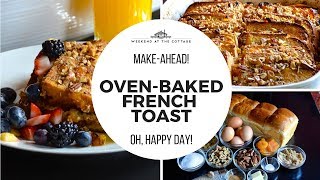 The best OVENBAKED FRENCH TOAST recipe [upl. by Areip]