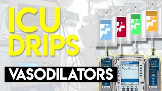 Vasodilators  ICU Drips [upl. by Petrick]