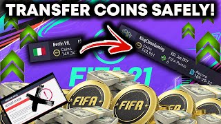 HOW TO SAFELY TRANSFER COINS IN FIFA 21 ULTIMATE TEAM IN DEPTH METHOD AVOID GETTING BANNED [upl. by Pollak985]