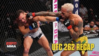 UFC 262 Recap Charles Oliveira TKOs Michael Chandler for the lightweight belt  ESPN MMA [upl. by Kissie135]